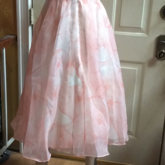 Mod Cloth pastel floral cocktail dress Sz XS - Picture 6 of 8